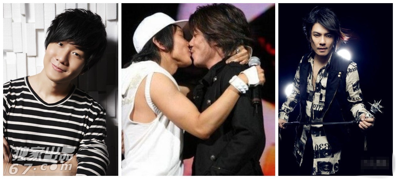 林俊杰和阿杜 林俊杰和阿杜这对师兄弟间的亲亲也挺有看头的!